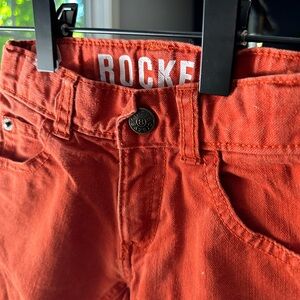 Crazy 8s Red Denim Skinny Leg Pants for Boys